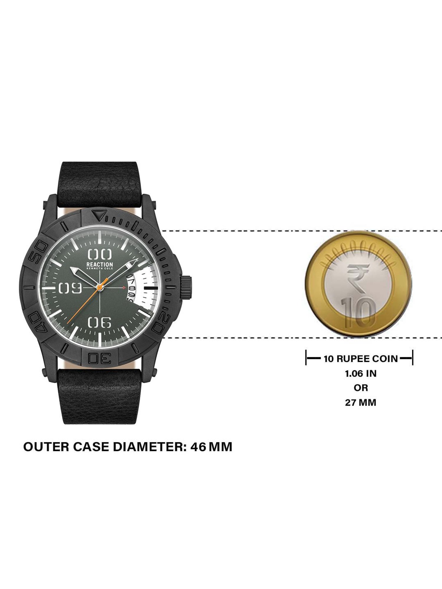 Reaction Kenneth Cole KRWGB9007202 Analog Watch for Men