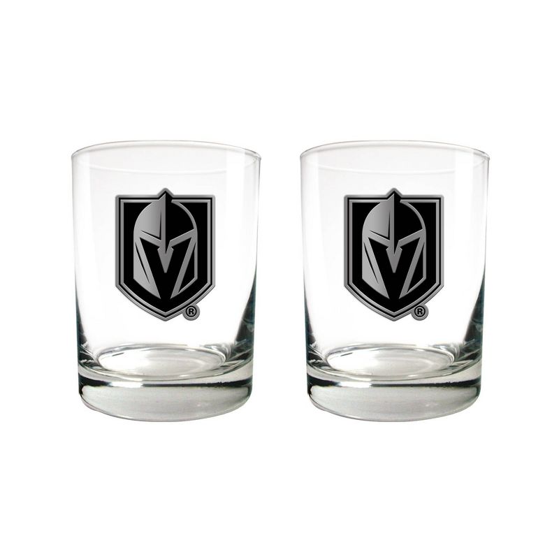 NHL Vegas Golden Knights 2pc Stealth Legacy Rock Glass Set