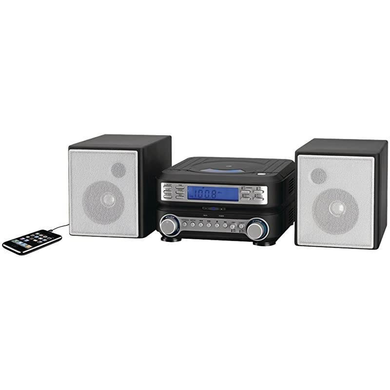 HC221B Compact CD Player Stereo Home Music System with AM FM Tuner
