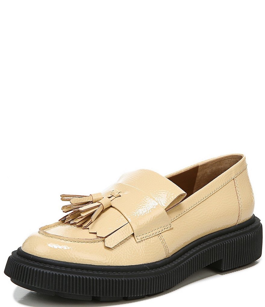 Franco Sarto Jack Kiltie Fringe Tassel Patent Loafers