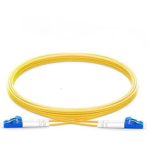 10m LC to LC UPC Duplex OS2 Single Mode PVC 2.0mm Fiber Optic Patch cable-62543