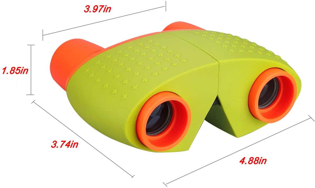 SV201 Binocular for Kids 6x18mm Toys Boys Girls Gift Fixed-Focus Binoculars Spy Camping Gear Learning Outside Play