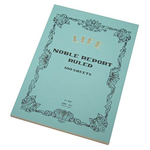 Life Noble Memos Bound On Top Notebooks: 8 in. x 12 in. (Blue Cover, Lined Pages)