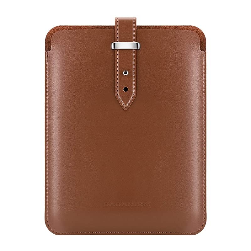 6" Sleeve Case Compatible with All-New Kindle 10th Gen 2019/Kindle Paperwhite 2018, PU Leather Pouch Protective Bag Cover Fits All Kindle Paperwhite/Voyage/Oasis 6"/8th Gen 2016 - Brown
