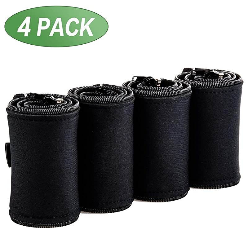 Cable Management Sleeve Cable Organizer with Connecting Buckle Cord OrganizerPC Cable Management for TVComputerHome Entertainment Black 197 x 43 inch