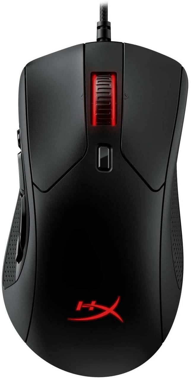 HyperX Pulsefire Raid &ndash; Gaming Mouse, 11 Programmable Buttons, RGB, Ergonomic Design, Comfortable Side Grips, Software-Controlled Customization