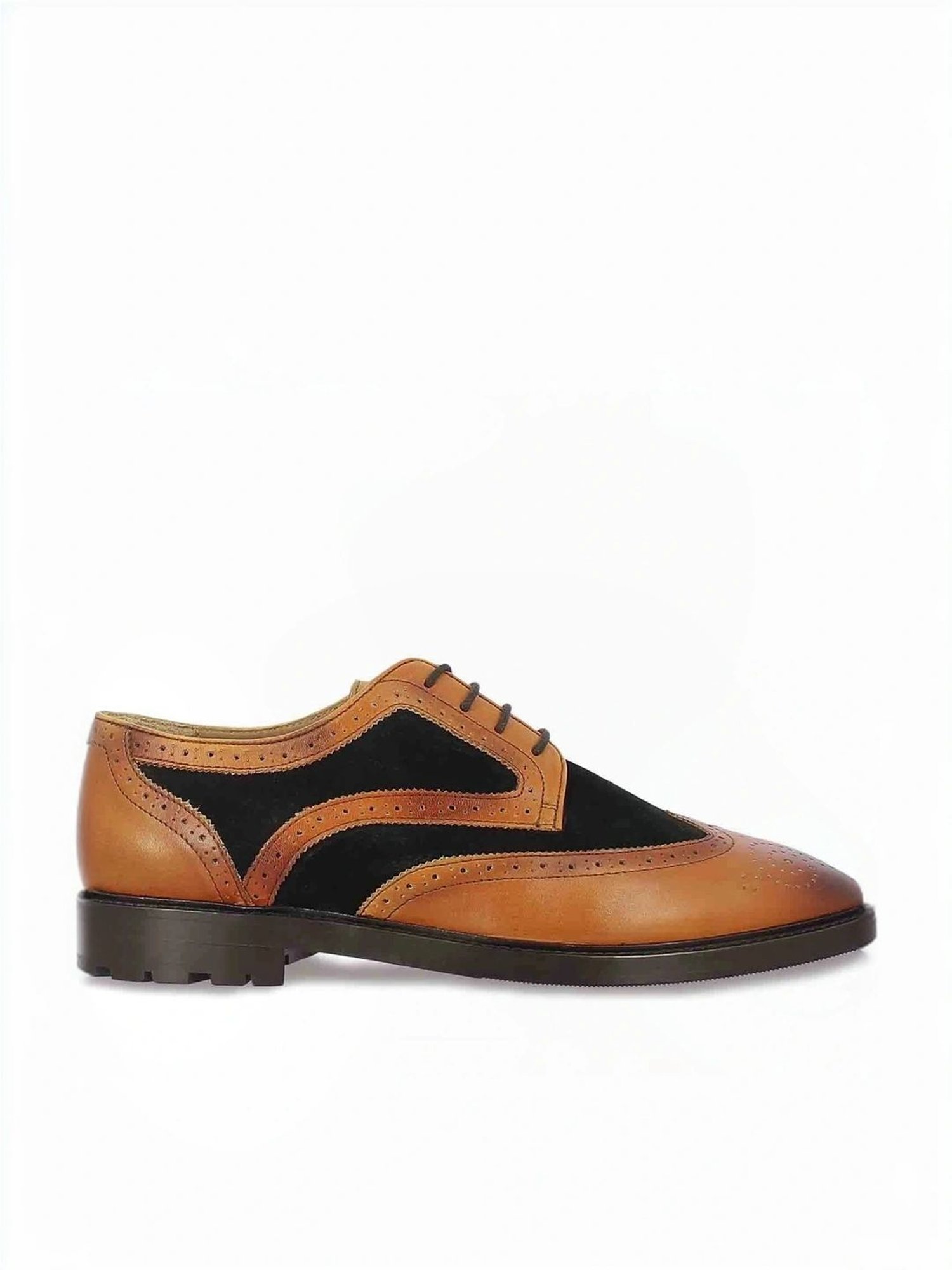 Saint G Men's Bernard Tan Brogue Shoes