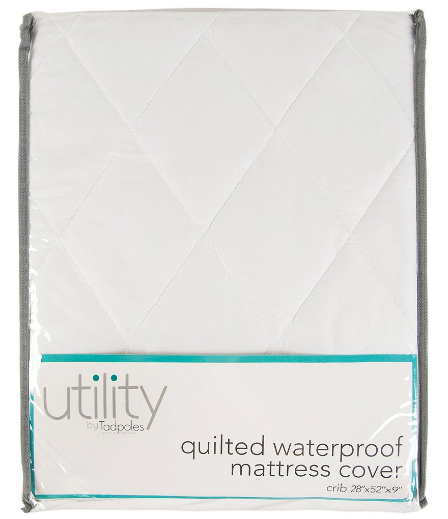 Tadpoles Quilted Waterproof Crib Mattress Cover