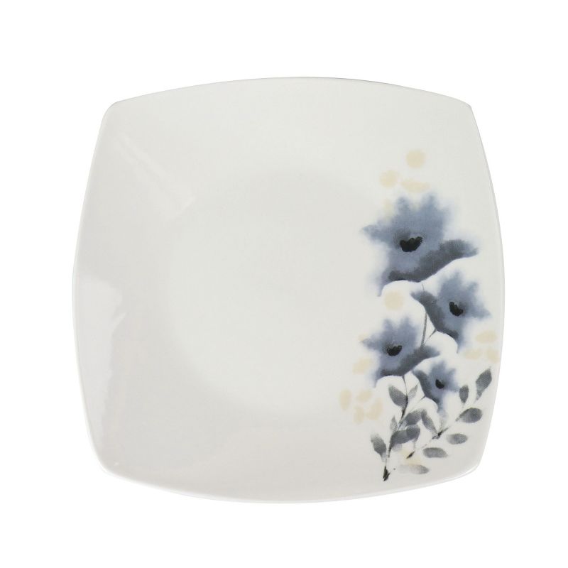 Vremi 16 Piece Multicolor Porcelain Dinnerware Set with 4 Dinner Plates, 4 Dessert Plates, 4 Salad/Soup Bowls, & 4 Coffee/Tea Mugs