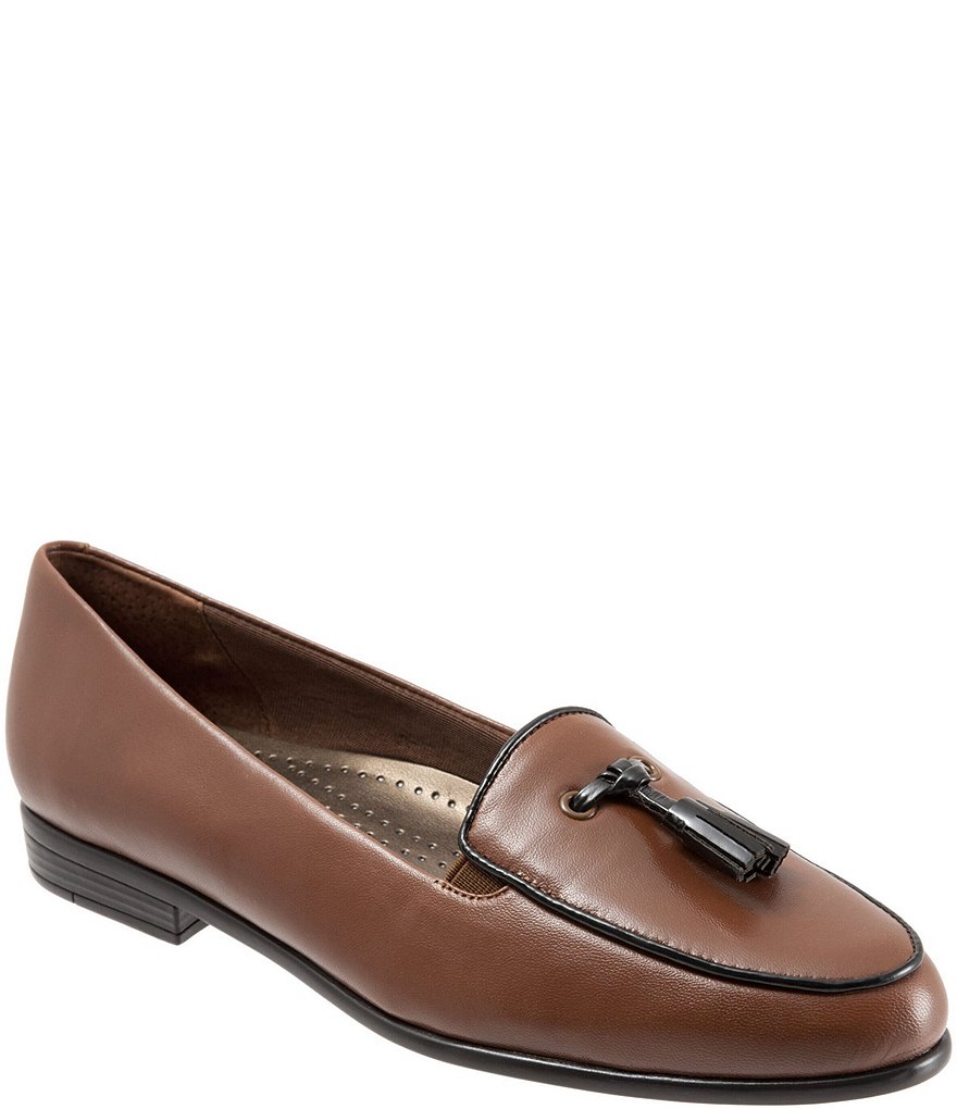 Jack Rogers Blair Pointed Toe Bow Leather Flats