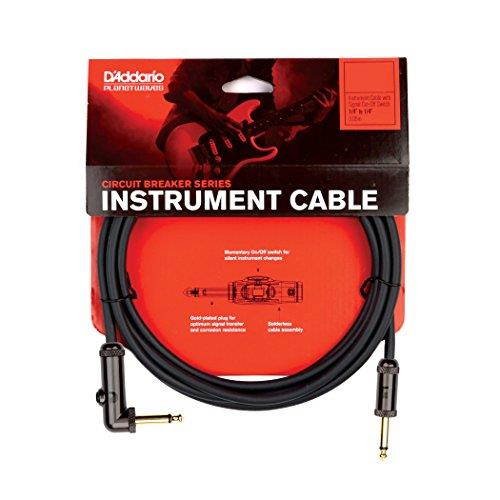 Planet Waves 10ft Circuit Breaker Instrument Cable - Right Angle End