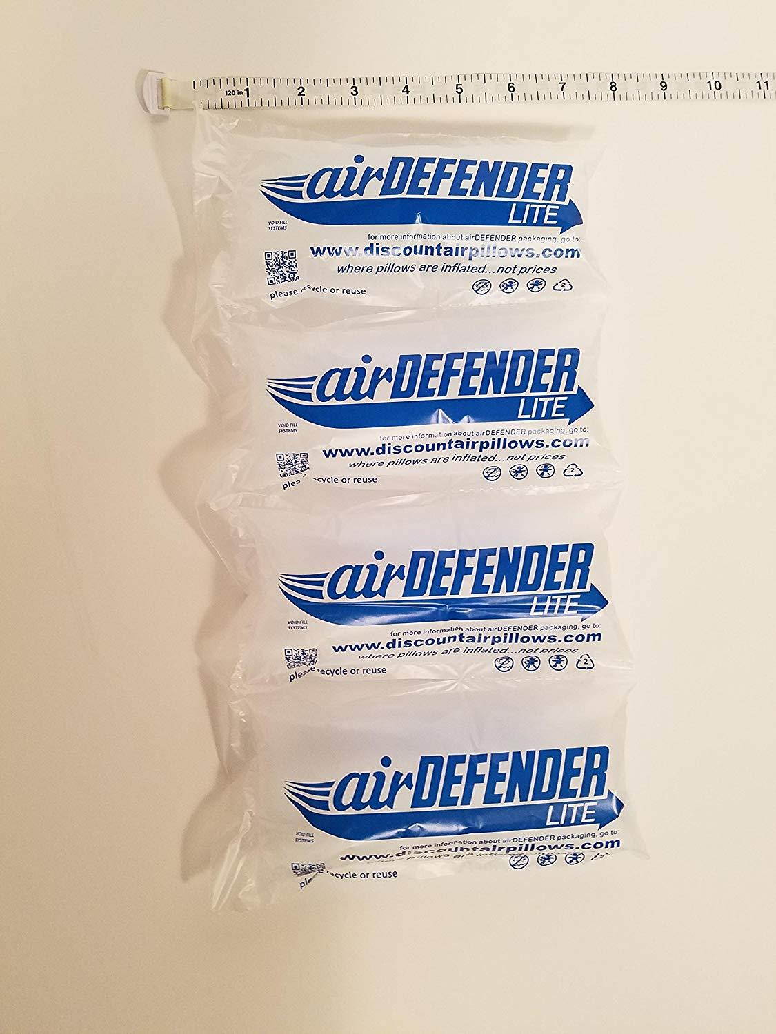 320 Count 4x8 airDEFENDER Air Pillows 39.5 Gallons 5.25 Cubic Feet Void Fill Cushioning for Packing Packaging Shipping from Discount Air Pillows