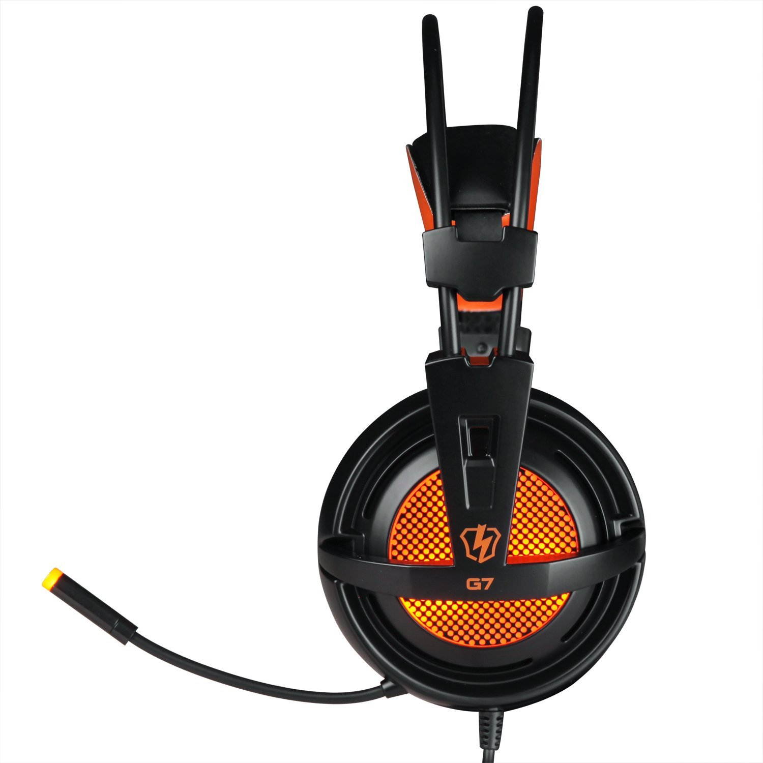 Letton G7 Gaming Headset,Black/Orange