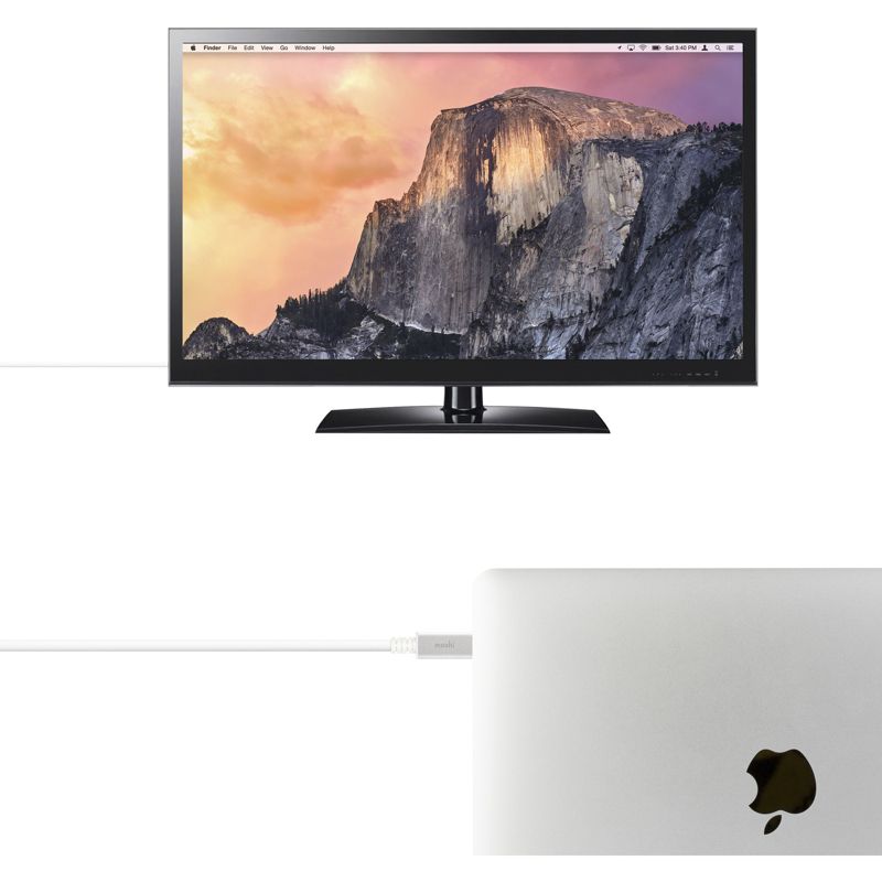 Moshi USB C to DisplayPort Cable 1.5m/5ft, Support 5K@60 Hz, 4K HDR, Bi-Directional, VESA Certified, Aluminum Housing, Thunderbolt 3 Compatible