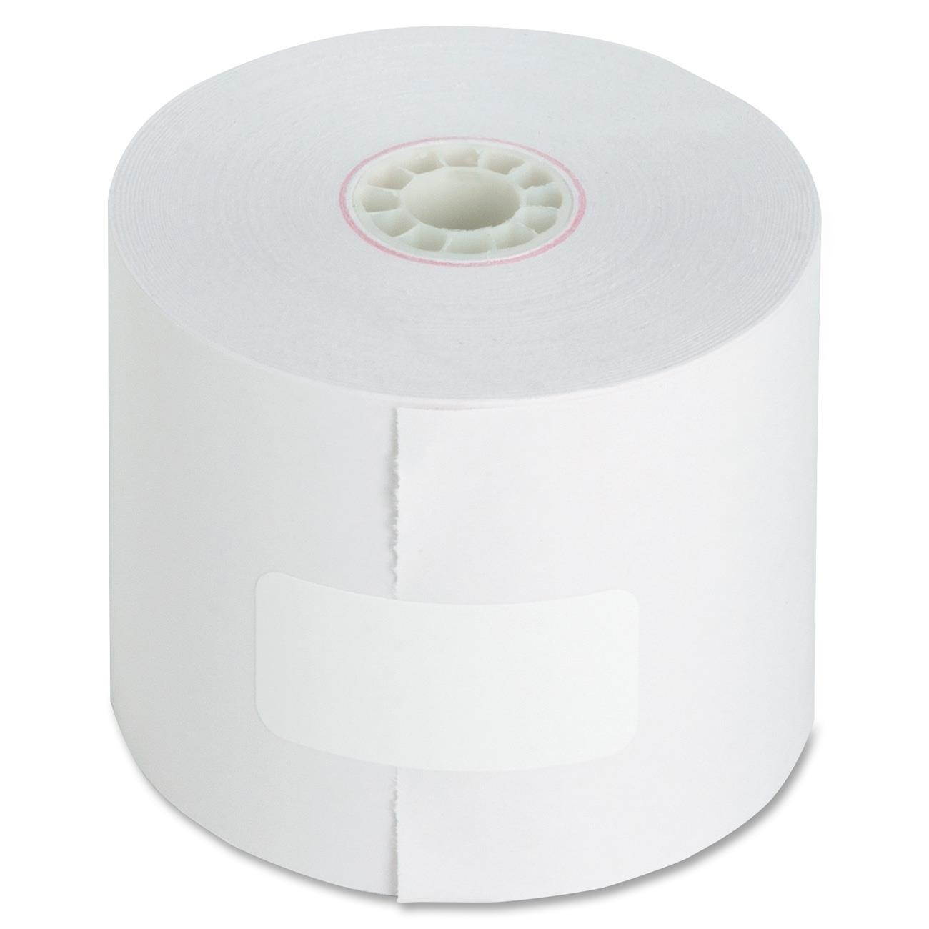 Business Source 28650 Adding Machine Rolls, 2-1/4"x150', 12/PK, White BSN28650