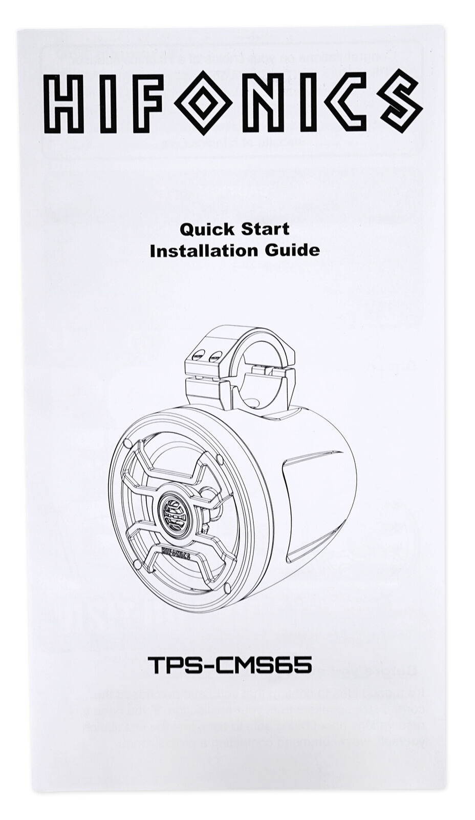 2   TPS-CMS65 6.5" 300w Wakeboard Tower speakers For RZR/ATV/UTV/Cart