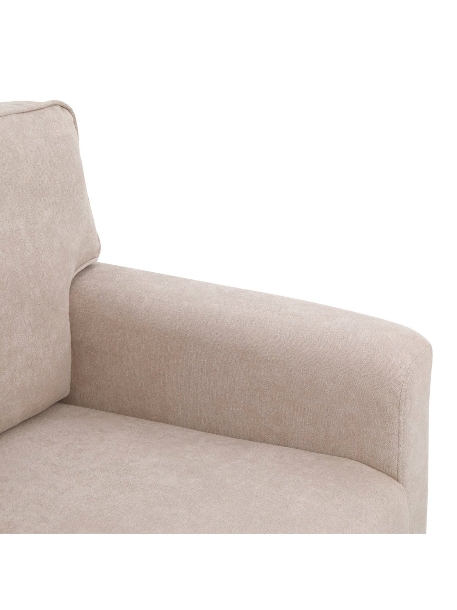 Duroflex Utopia Beige Pinewood 3 Seater Sofa