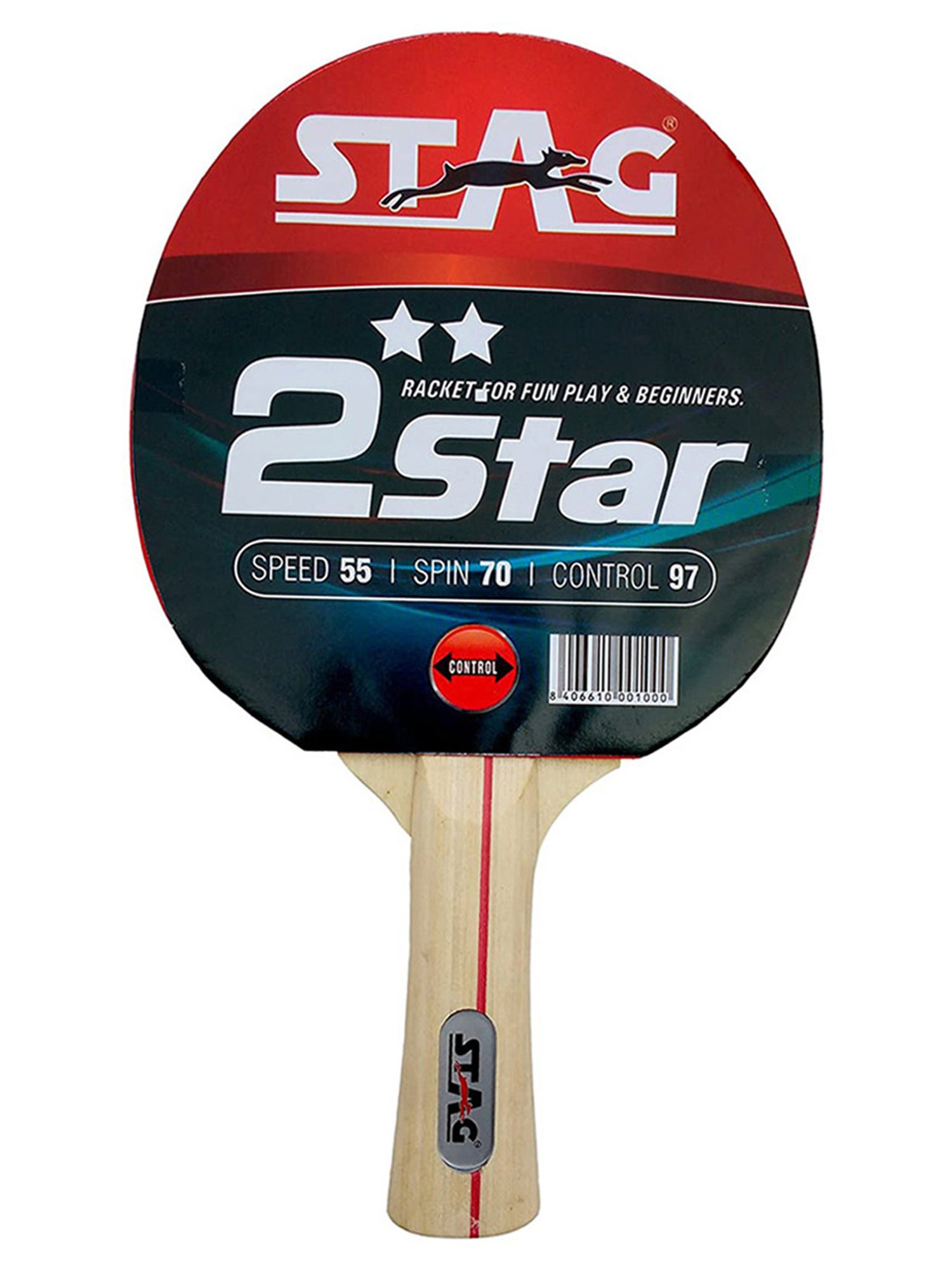 Stag Global 2 Star Table Tennis Kit (Multicolor) Size - 26x15