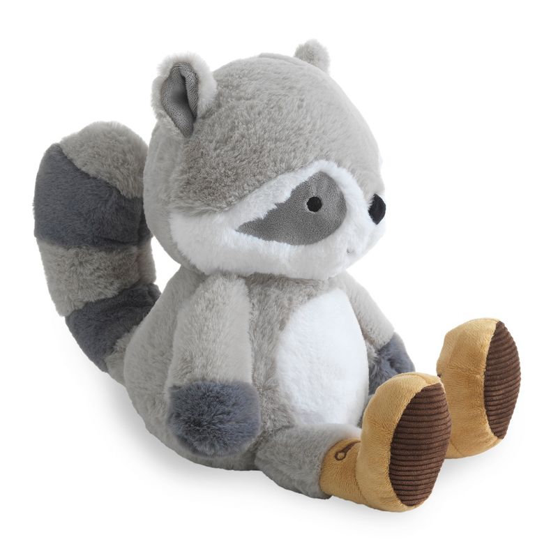 Lambs & Ivy Little Campers Plush Raccoon Stuffed Animal - Pumpkin