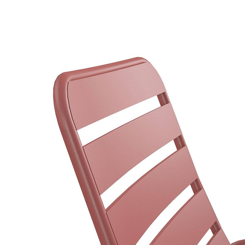 Roberta Outdoor/Indoor Rocking Chair - Persimmon - Novogratz