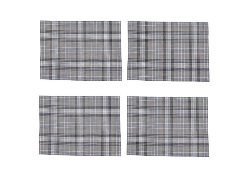 Park Designs Hartwick Placemat Set - Gray