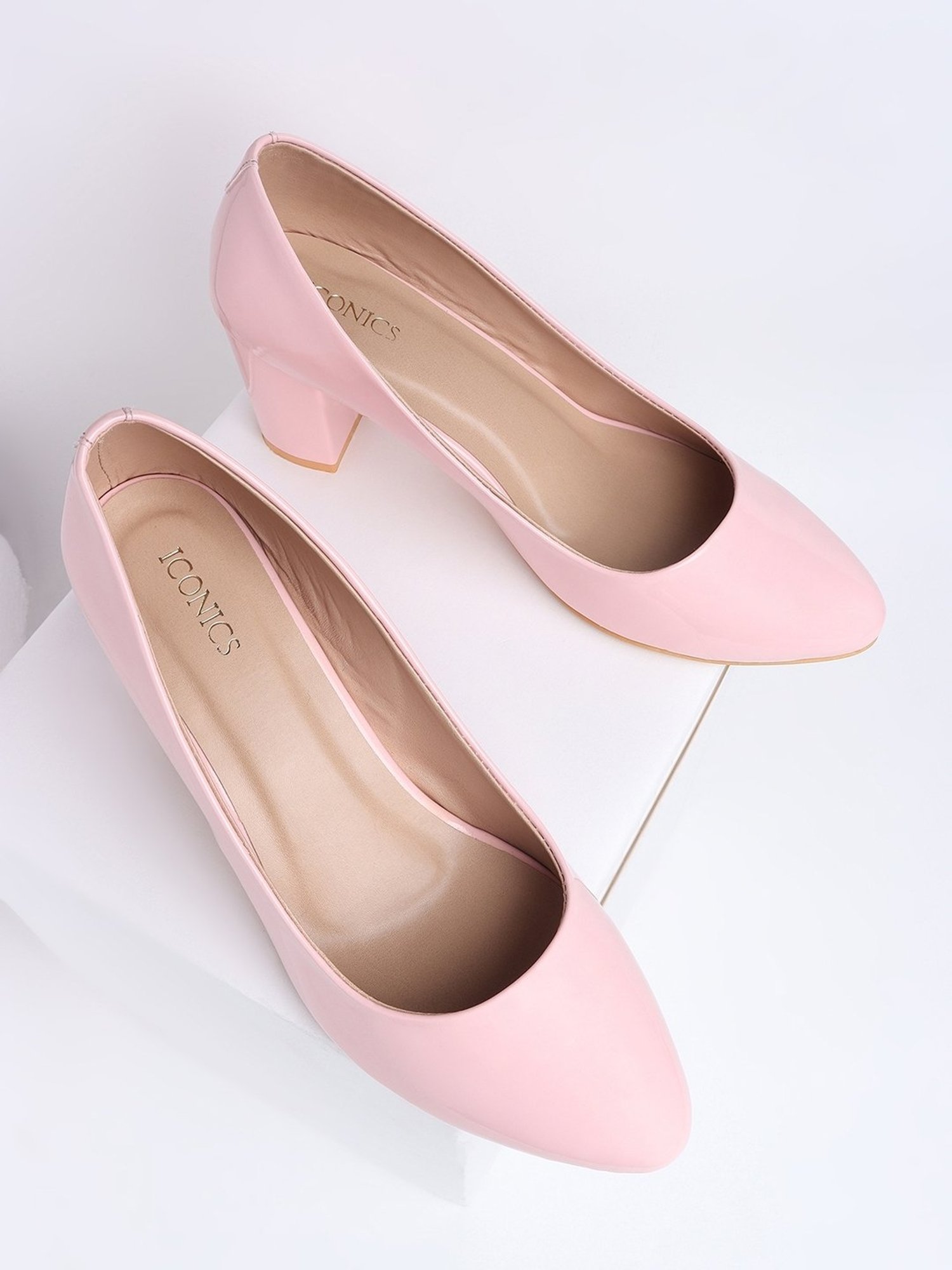 Iconics Women's Pink Formal Pumps