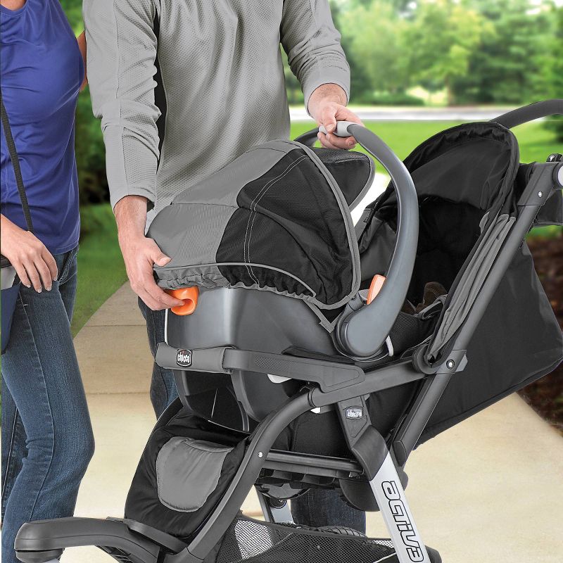 Cybex Balios S Lux Travel System with Aton 2 Infant Car Seat - Deep Black
