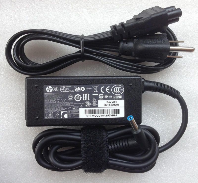 Original OEM HP 45W Charger Pavilion 17-f061us/G6Q77UA#ABA TouchScreen Notebook