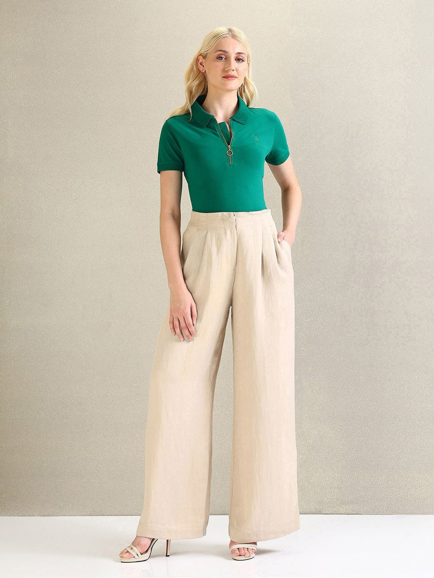 U.S. Polo Assn. Green Polo T-Shirt