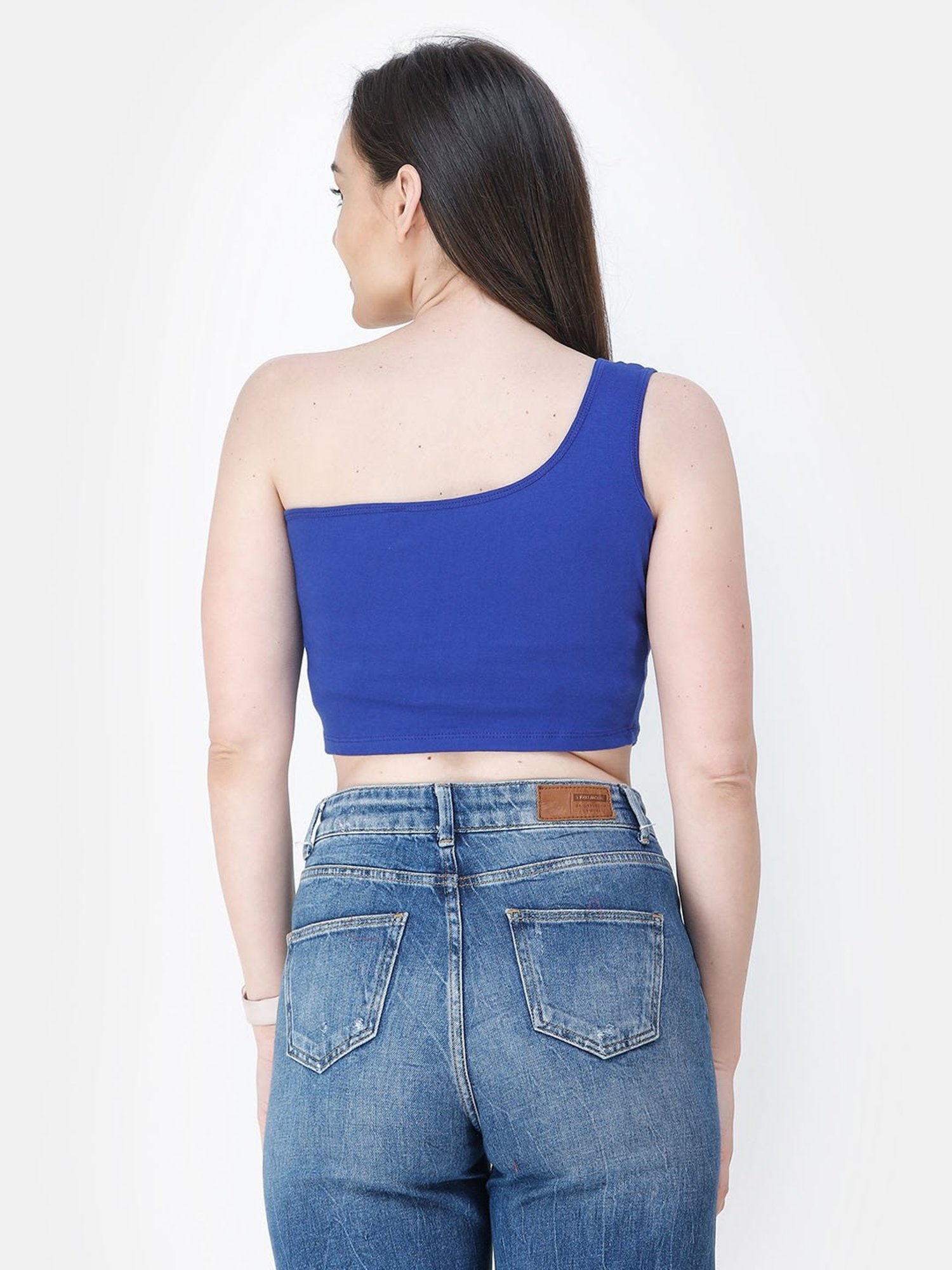 Cation Blue Crop Top