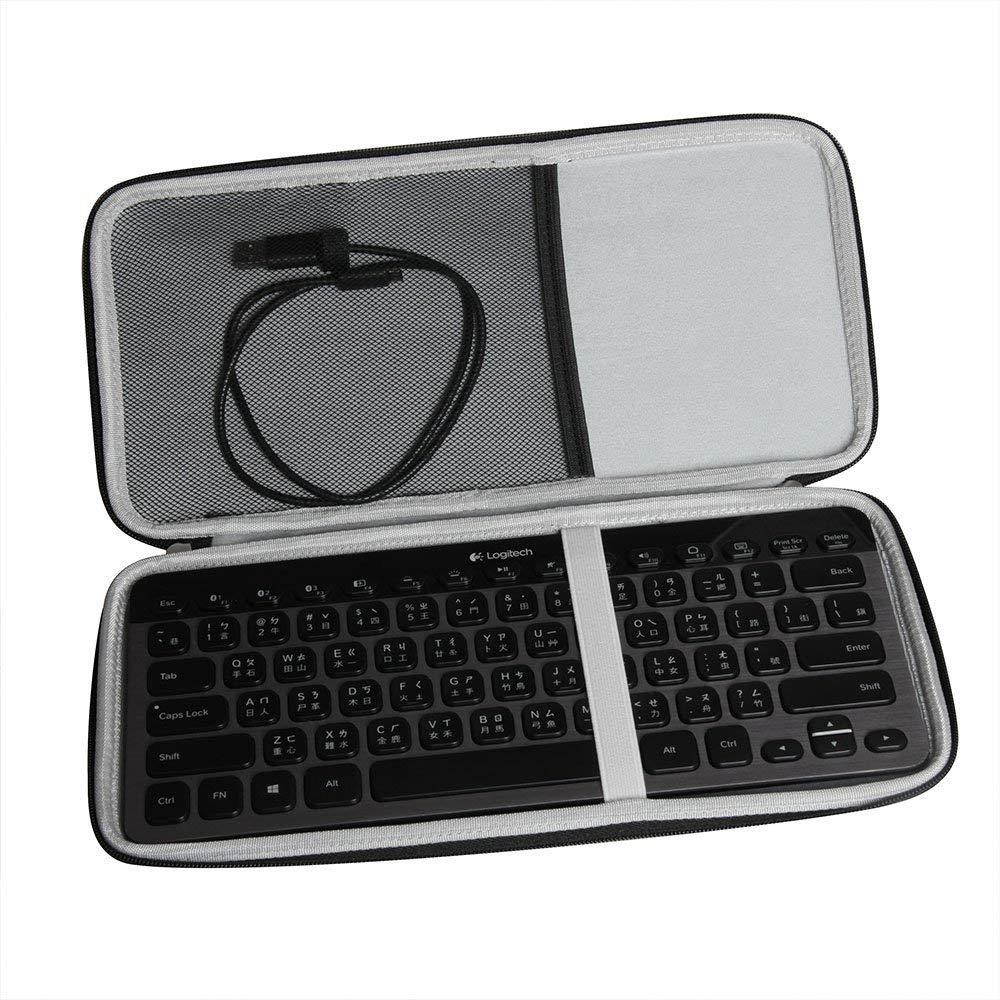 Hermitshell Hard Travel Storage Carrying Case Bag Fits Logitech K810 920-004292 K811 920-004161 Bluetooth Keyboard