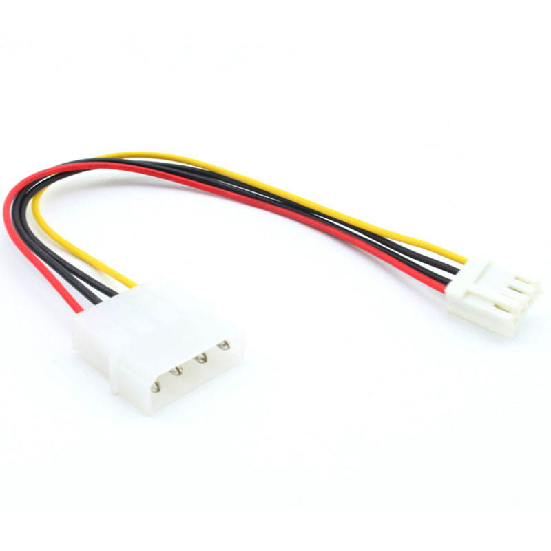 IDE Molex Large SP4 4Pin Power Supply to Floppy Drives Small 4 pin Adapter Converter Power Cord Cord for Floppy Drive