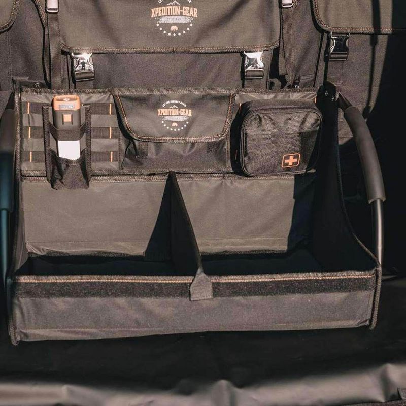 XG Cargo XG-306 Lightweight Universal Fit Fold Flat Vehicle Interior Accessory Gear Box, Black