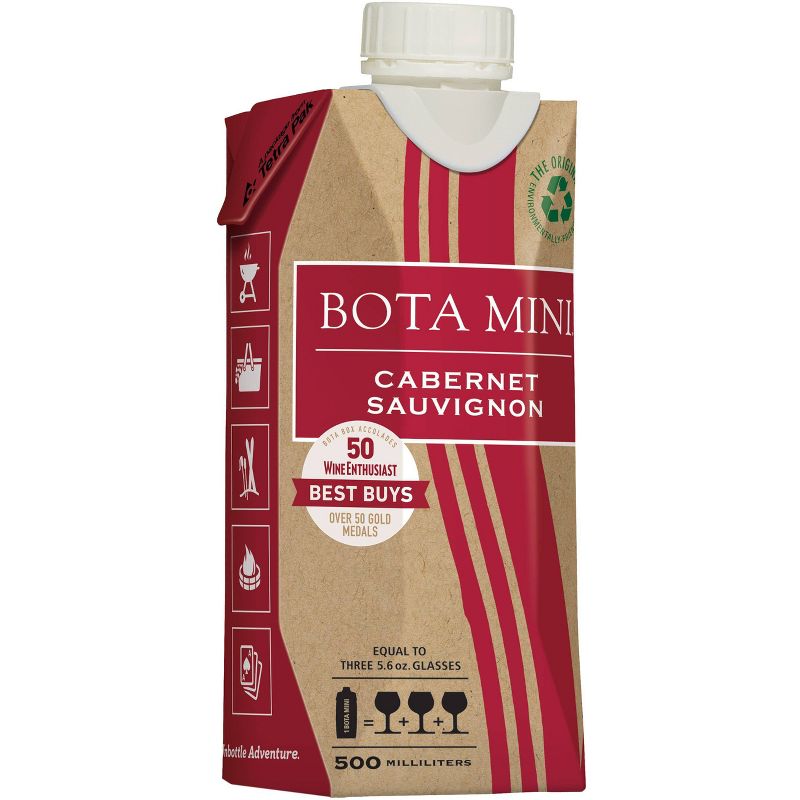 Bota Mini Cabernet Sauvignon Red Wine - 500ml Box