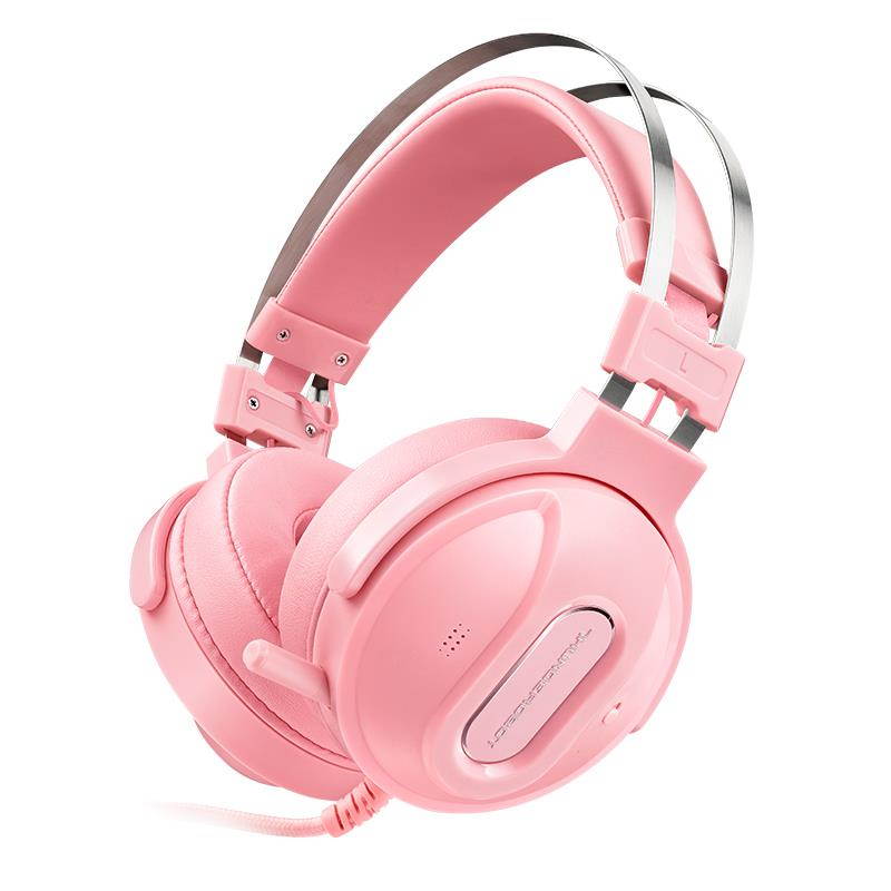 Thunderobot H71 Desert Storm ANC Wired 7.1 Channel 132db High Sensitivity Quad Driver Units Automatic Noise Canceller Gaming Headset - Pink