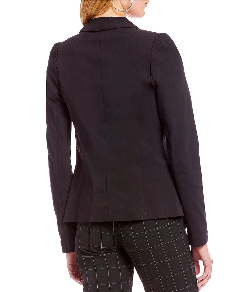 Takara Shirred-Shoulder Suit Blazer
