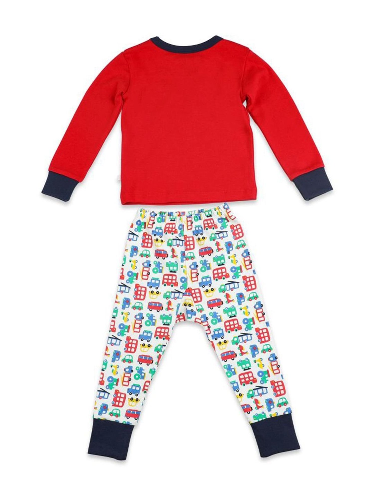 Nite Flite Boys Navy & Grey Born to Play Cricket Pyjama Set
