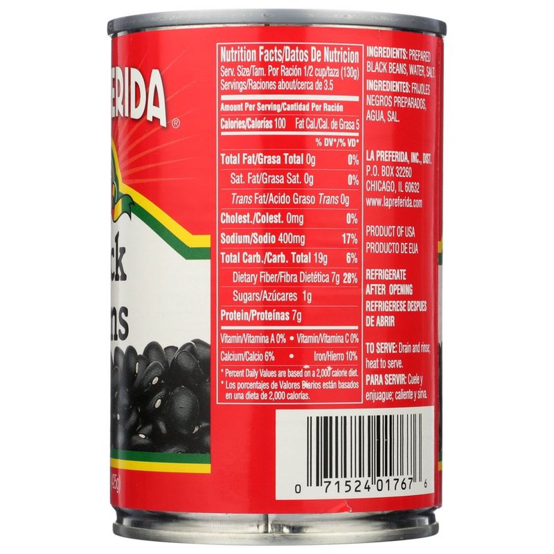 La Preferida Black Beans 15oz
