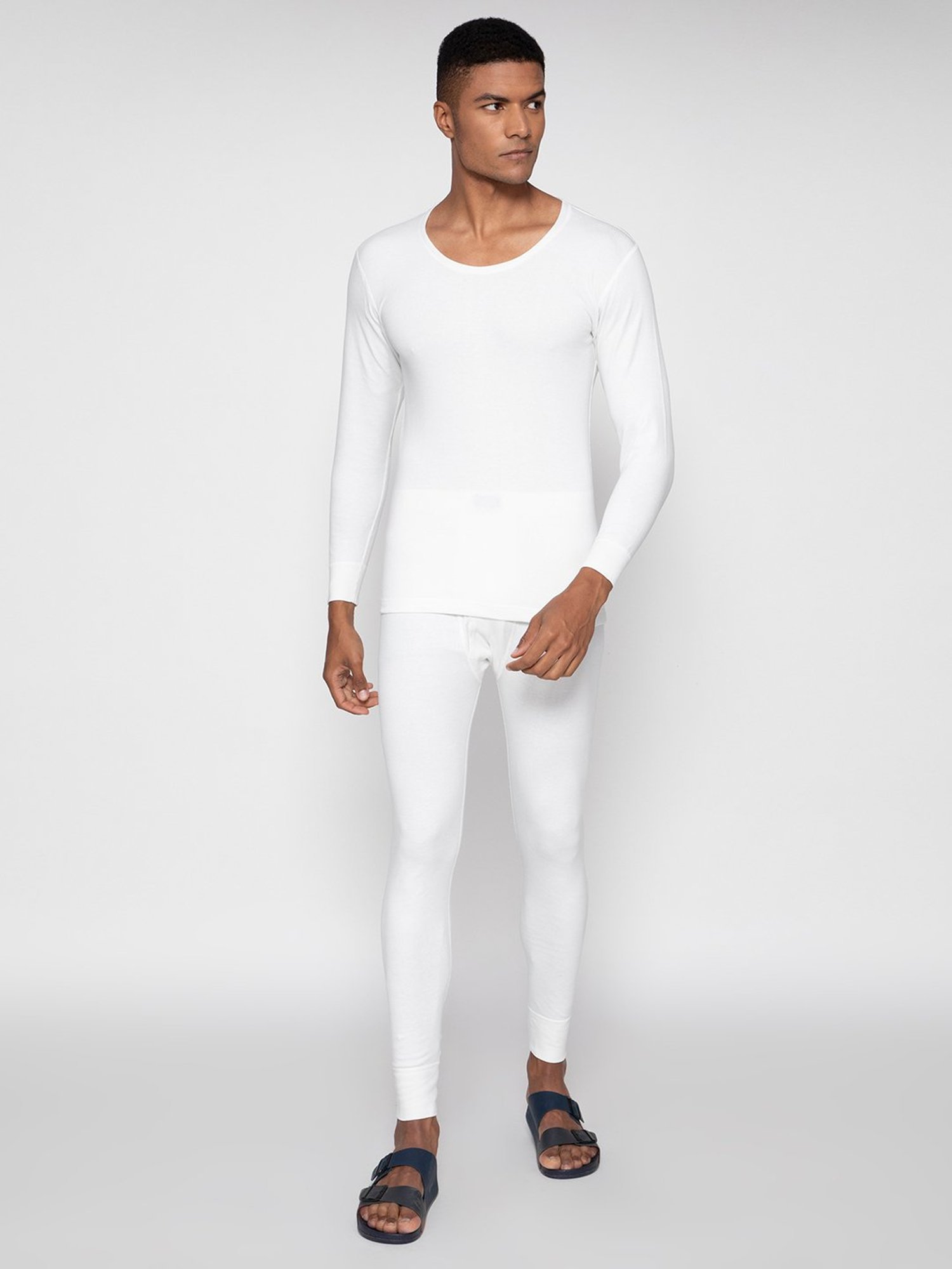 Sporto White Thermal Bottoms