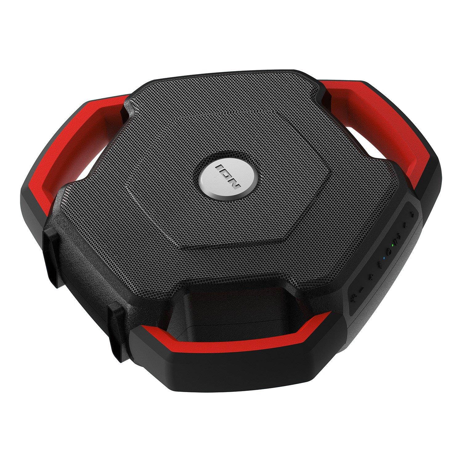Ion Audio Wave Rider Waterproof Bluetooth Speaker - Red