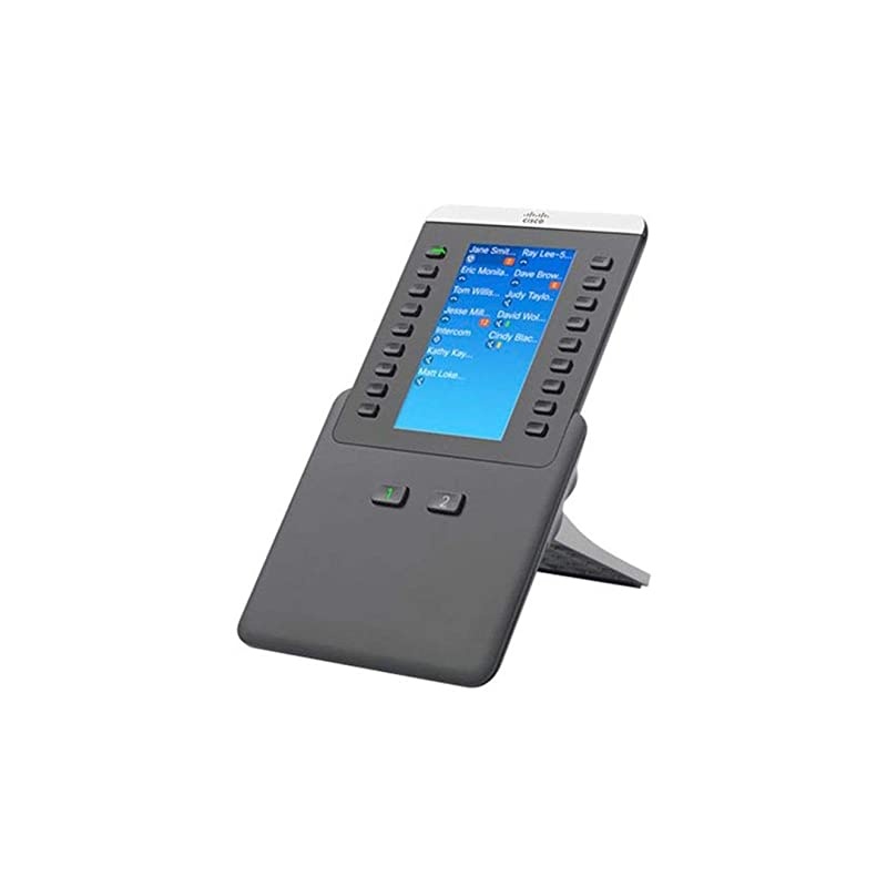IP Phone 8800-V Video Key Expansion Module for VoIP Phones, Compatible with  IP Phone 8865, Color LCD Display (CP-8800-V-KEM=)
