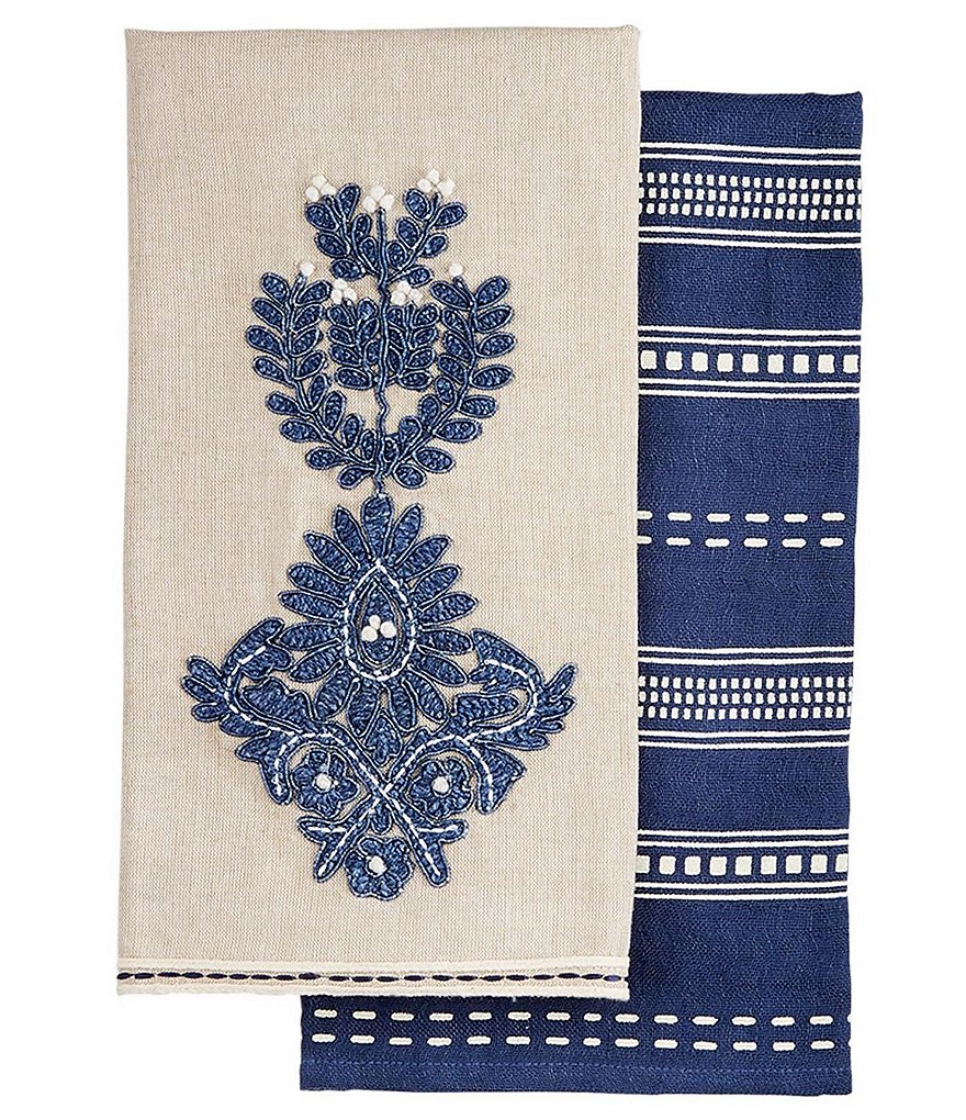 kate spade new york Spade Flower 2-Piece Dish Towel