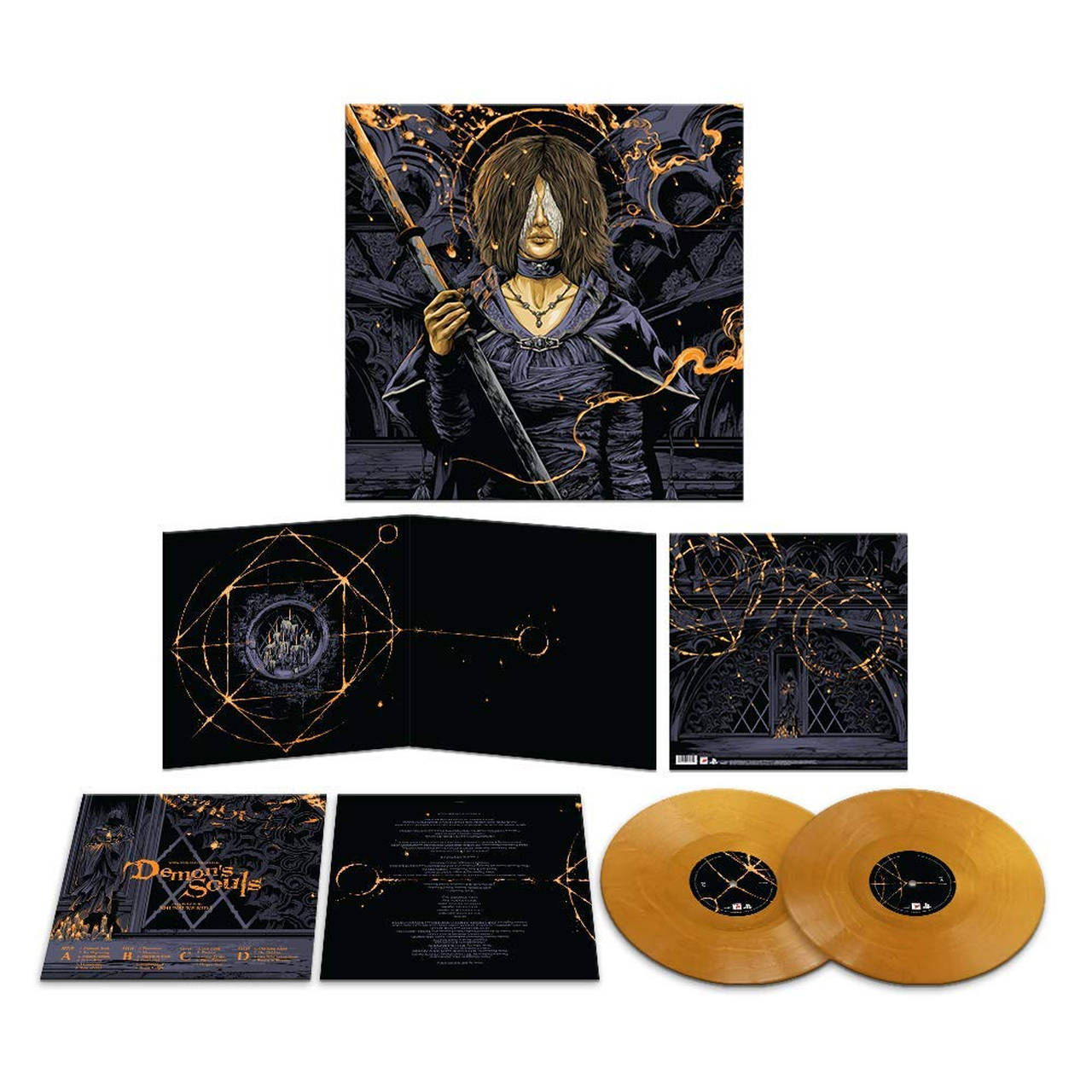 Shunsuke Kida Demon's Souls (Original Soundtrack) 2LP (Gold Vinyl)