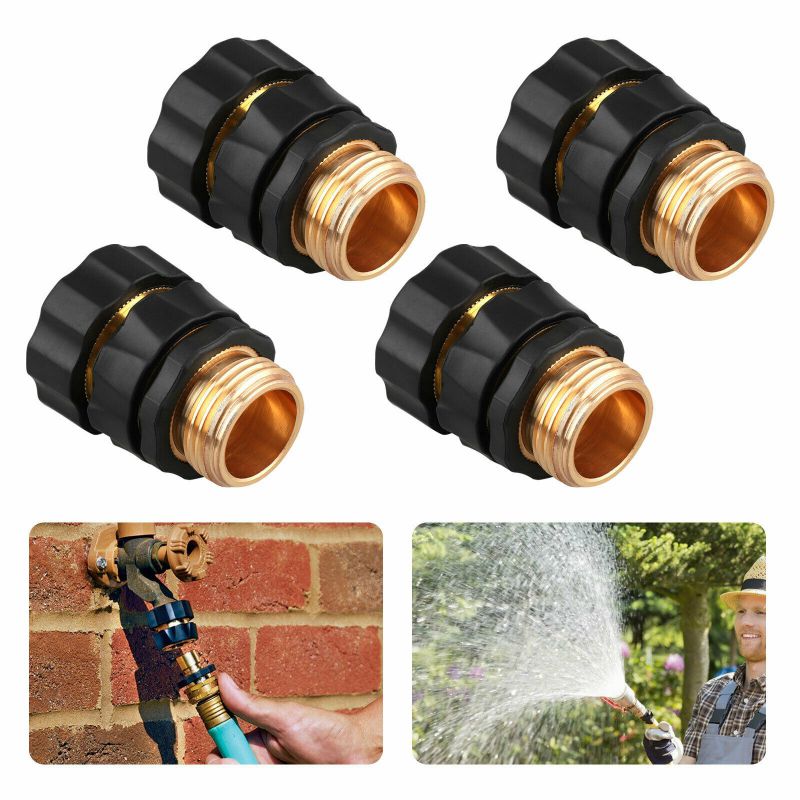 Adapter Connector Universal Pressure Washer Garden Hose Quick Connect Set Tap
