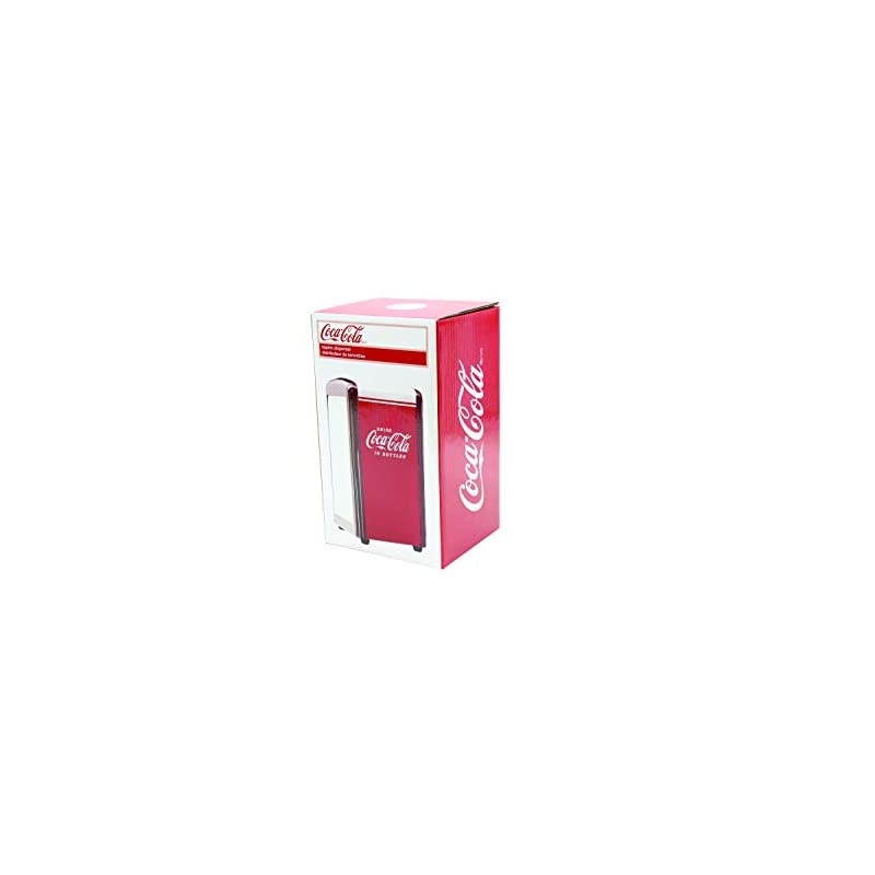 Coca-Cola CC342 Drink Coca-Cola Napkin Dispenser,Red,Small