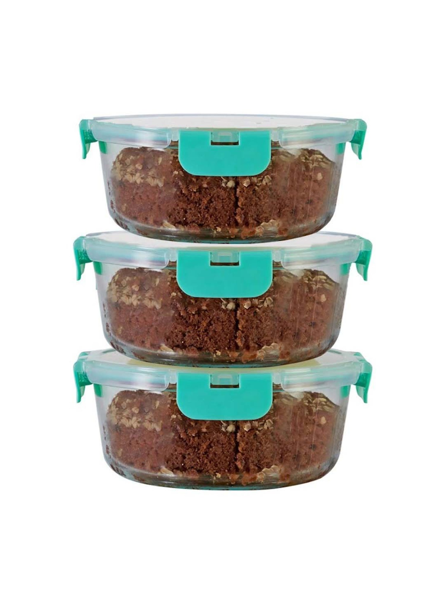 Allo Borosilicate Glass Containers with Lids Microwave Safe Container for Glass Storage Containers