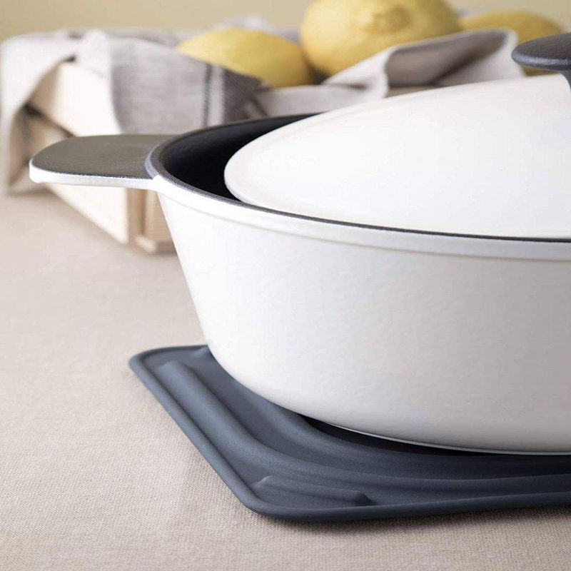 Cookduo Air Trivet - Dark Blue Silicone Trivet and Pot Holder