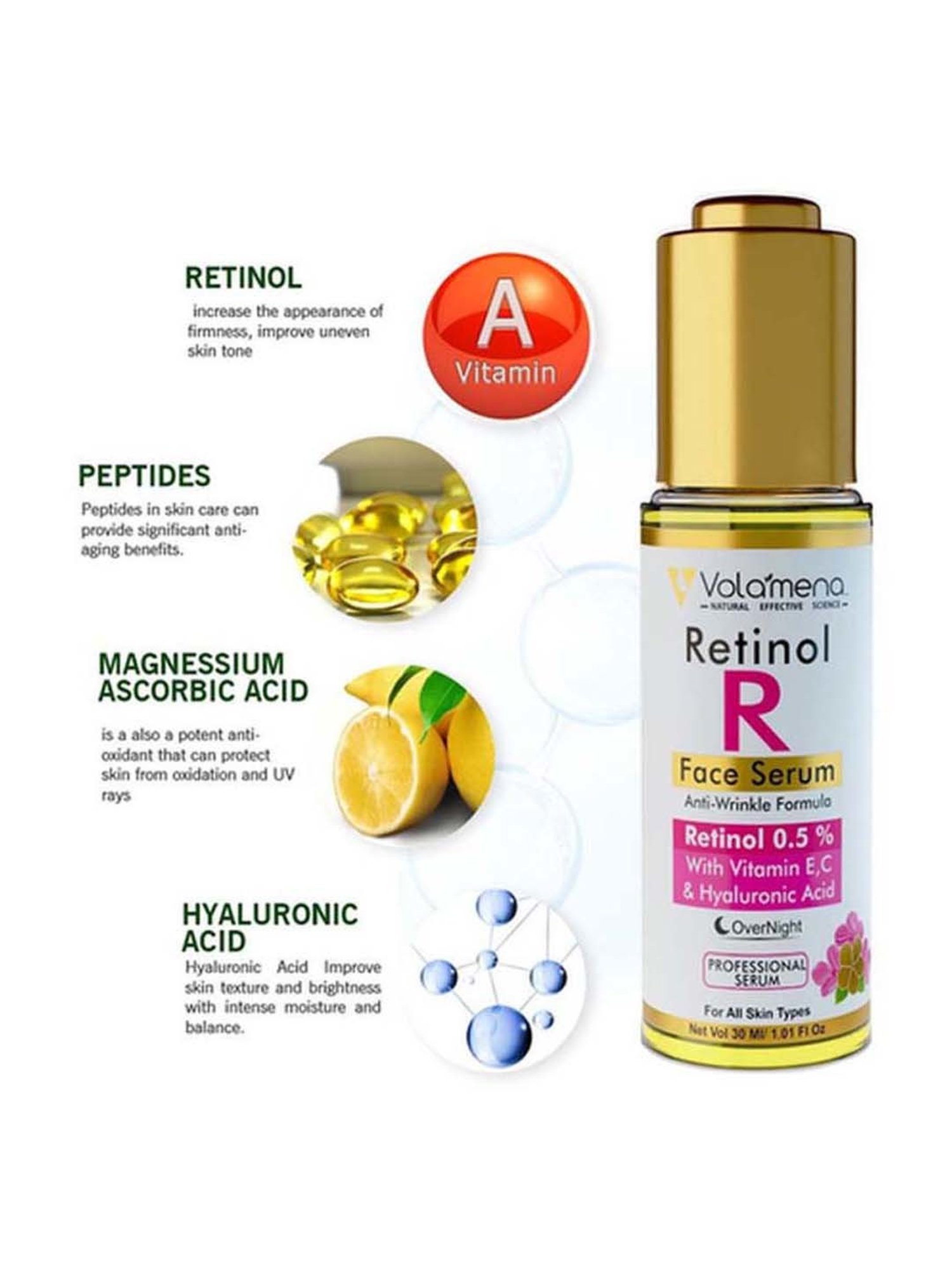 Volamena Retinol Face Serum - 30 ml
