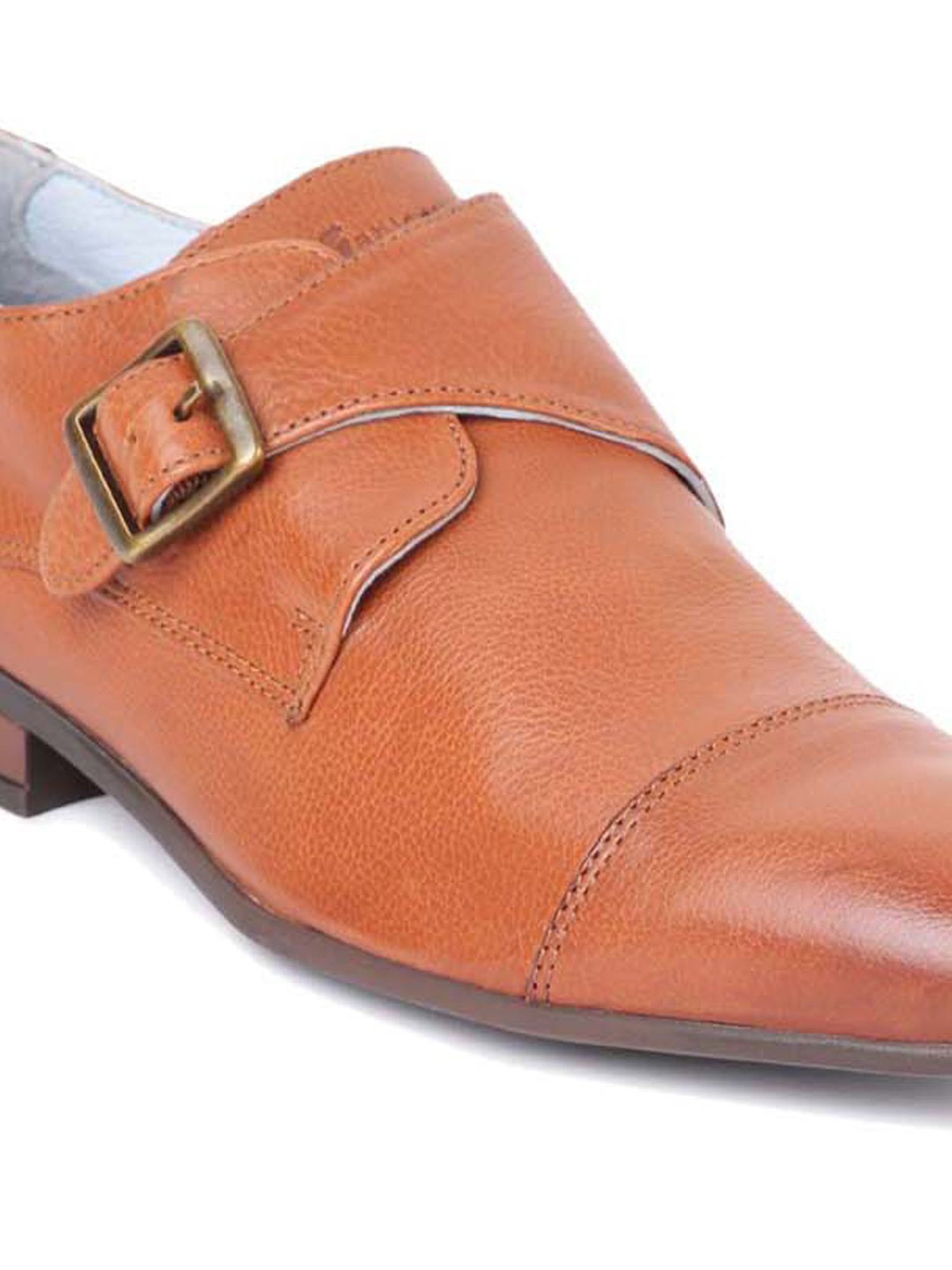 Gabicci Men's Jim Clark G Camel Monk Shoes
