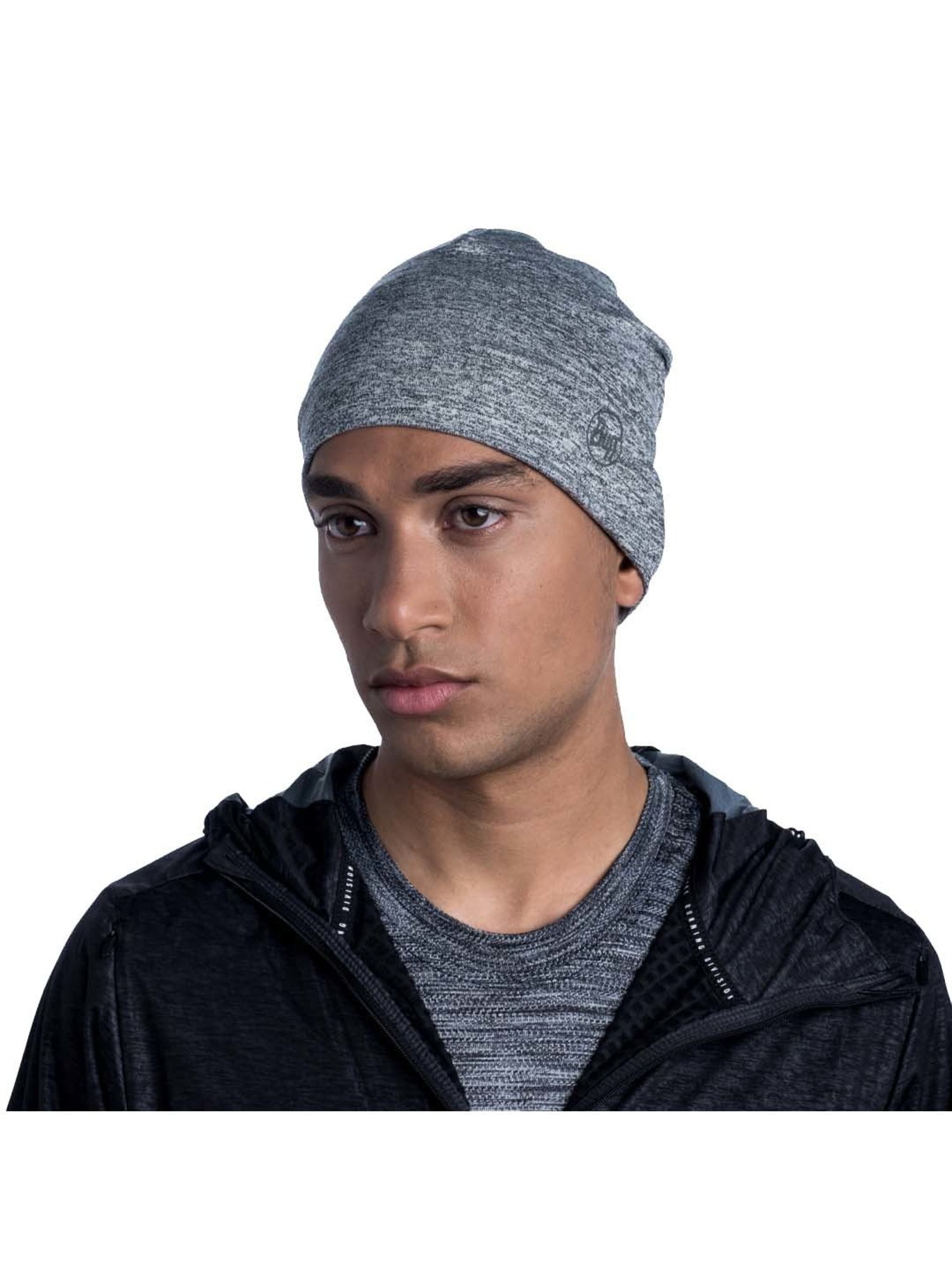 BUFF Dryflx Grey Solid Beanies
